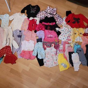 Girls 0-3 Month Clothing Bundle
